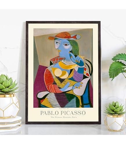 Amazon.com: ArtDirect Self Portrait Facing Death by Pablo Picasso